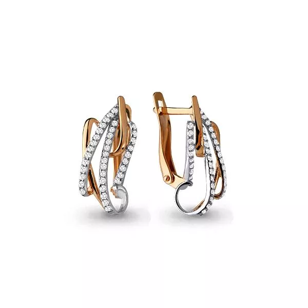 Серьги, золото, артикул LV45404