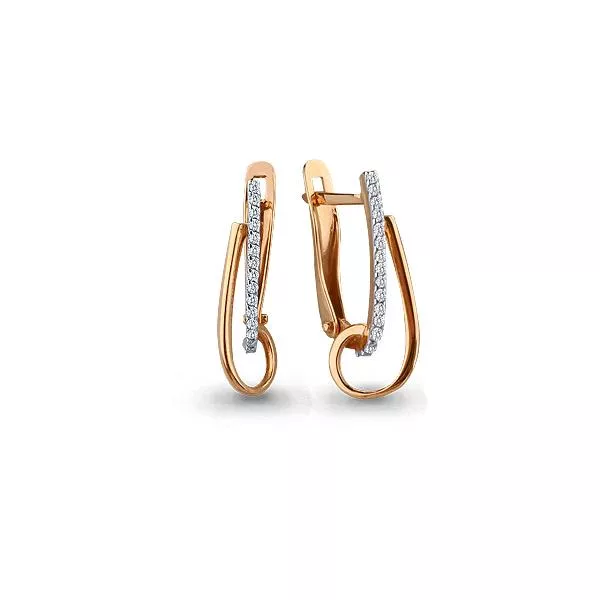 Серьги, золото, артикул LV45401