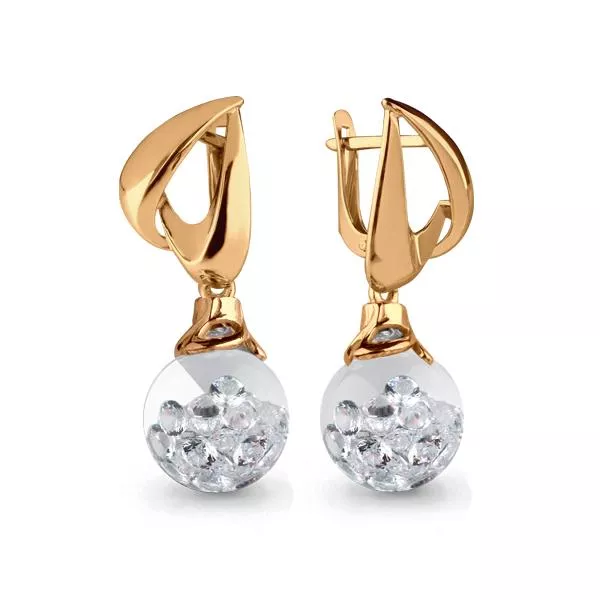 Серьги, золото, артикул LV45389