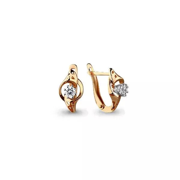 Серьги, артикул LV45380, золото