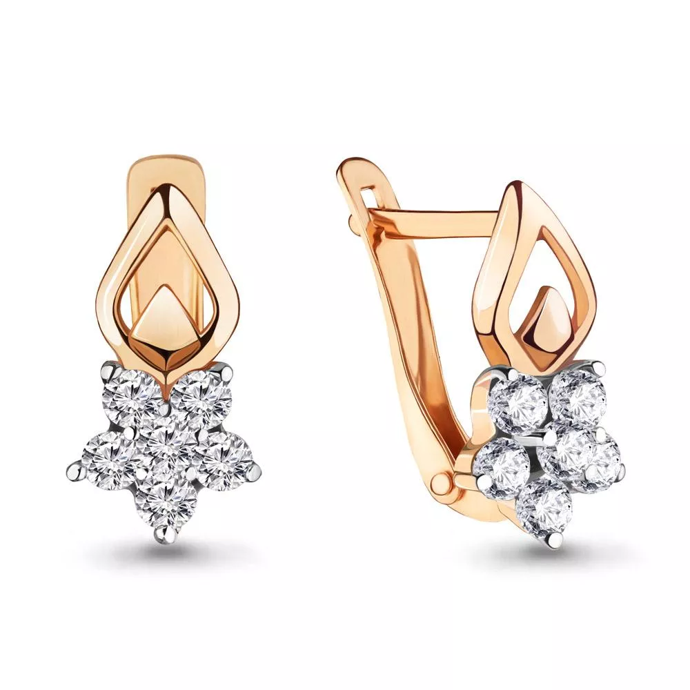 Серьги, артикул LV45375А, золото