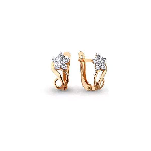 Серьги из золота, артикул LV45372