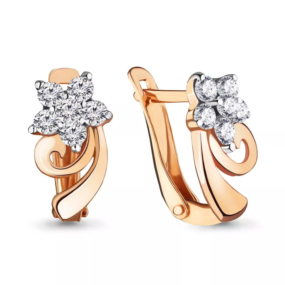 Серьги, артикул LV45371А, золото