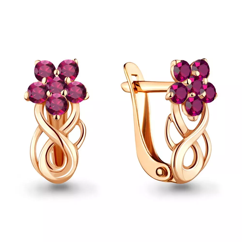 Серьги, артикул LV45368Р, золото