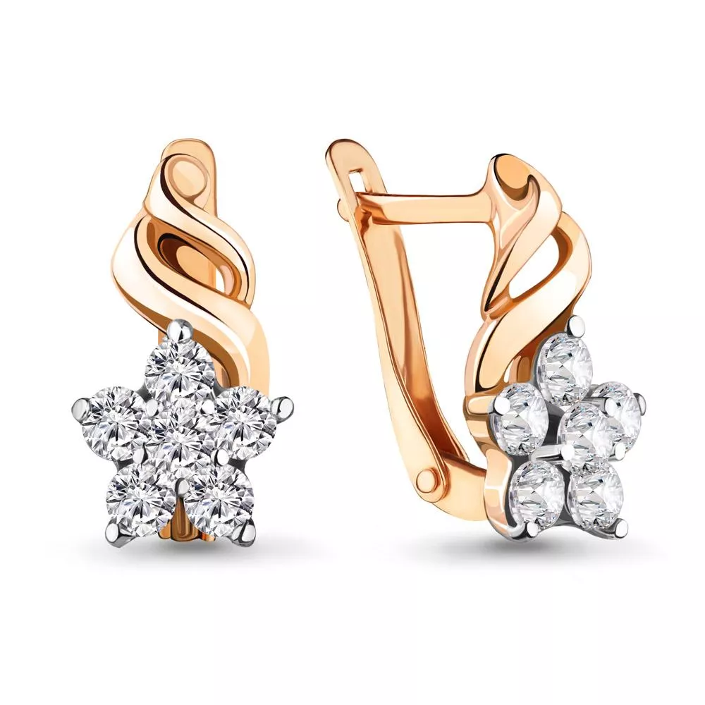 Серьги, артикул LV45366А, золото