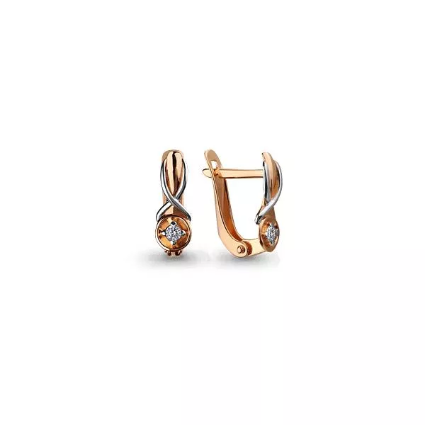 Серьги, золото, артикул LV45361А