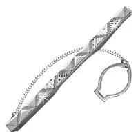 Зажим для галстука, серебро, артикул LV70412