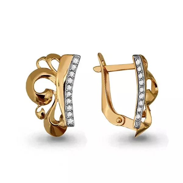 Серьги, артикул LV45344, золото