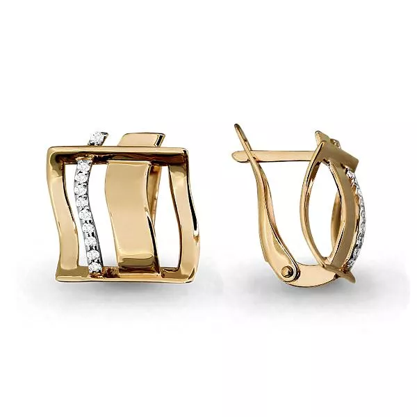 Серьги из золота, артикул LV45333