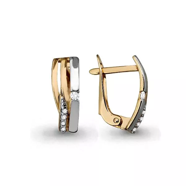 Серьги, артикул LV45327А, золото