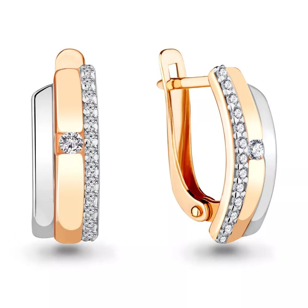 Серьги, золото, артикул LV45314А