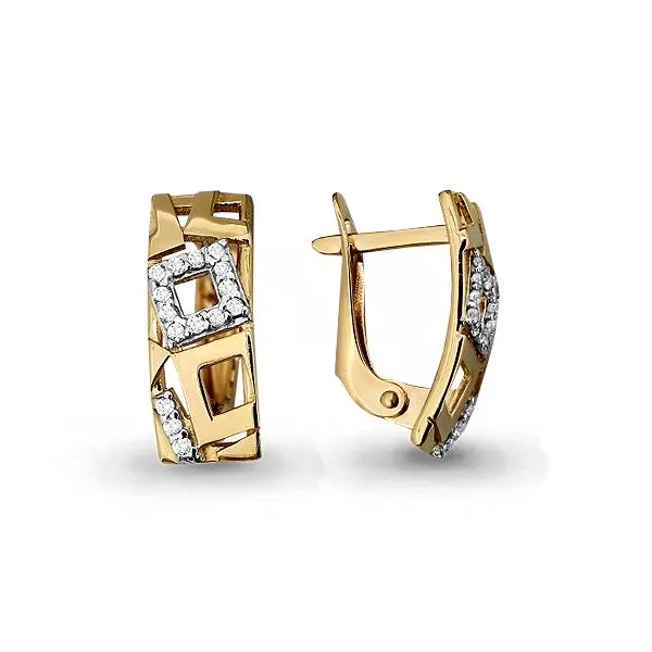 Серьги, золото, артикул LV45296А