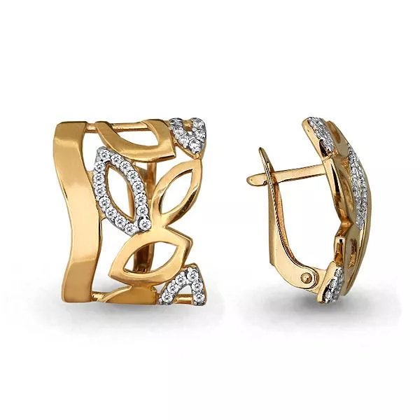 Серьги, артикул LV45294А, золото