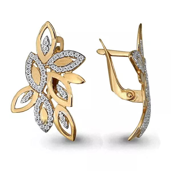Серьги, золото, артикул LV45293А