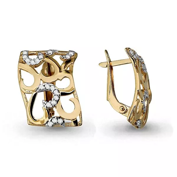 Серьги из золота, артикул LV45286А