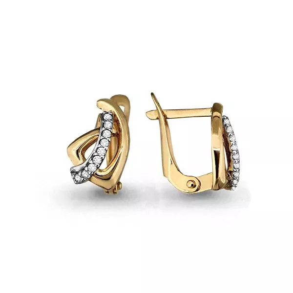 Серьги, артикул LV45285А, золото