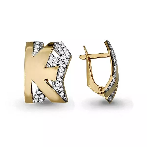 Серьги, артикул LV45259А, золото