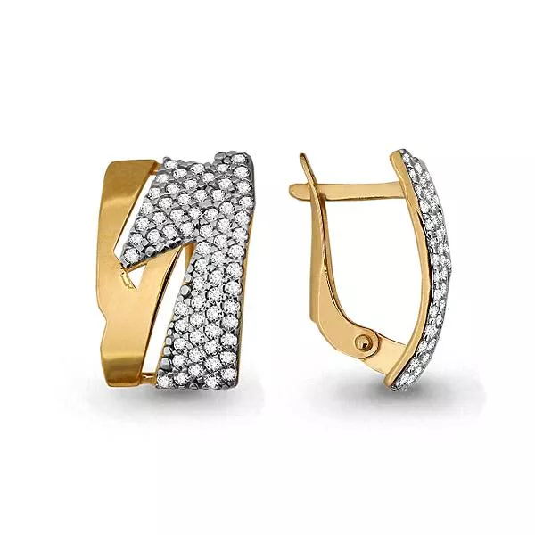 Серьги, золото, артикул LV45251А