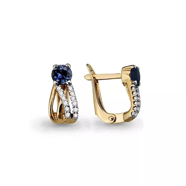 Серьги, артикул LV45239Б, золото