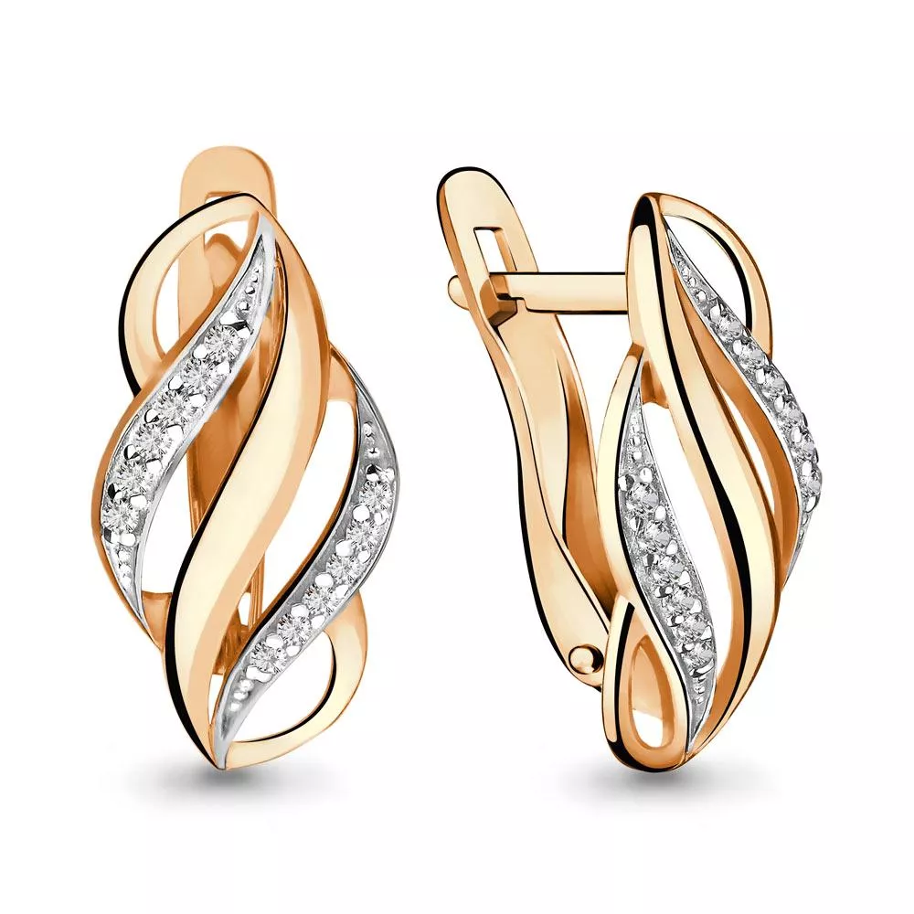 Серьги из золота, артикул LV45226А