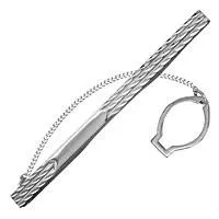 Зажим для галстука, артикул LV70405, серебро