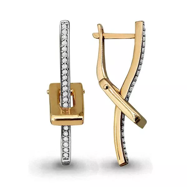 Серьги, артикул LV45189А, золото