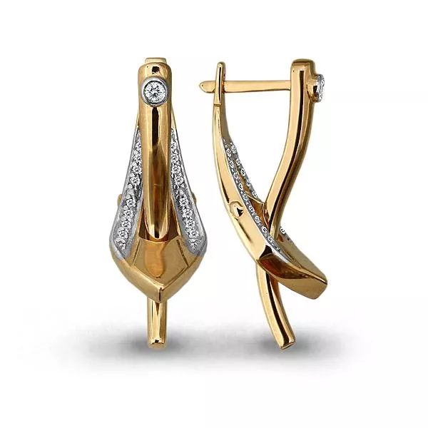 Серьги, золото, артикул LV45188А