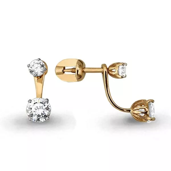 Серьги, золото, артикул LV45180