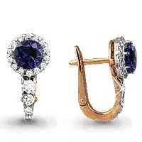 Серьги, золото, артикул LV45174Н