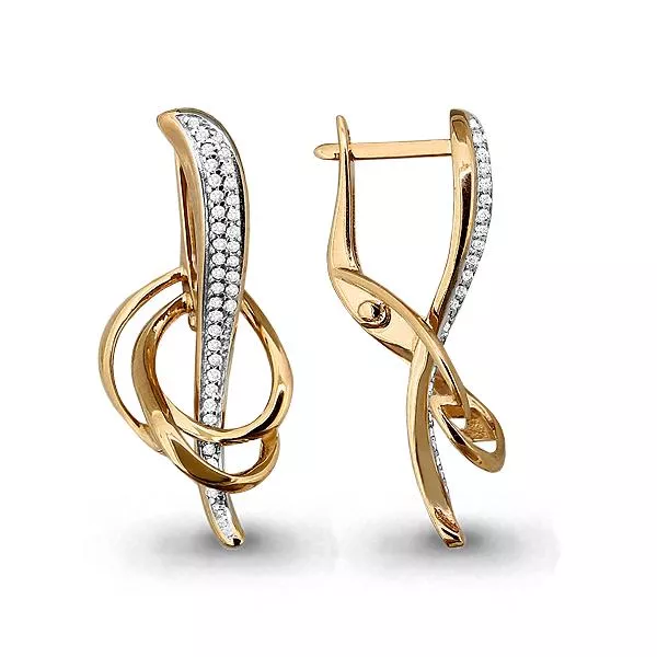 Серьги, золото, артикул LV45169А