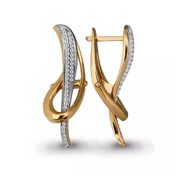 Серьги из золота, артикул LV45168А