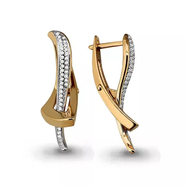 Серьги, золото, артикул LV45167А