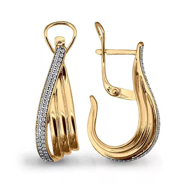 Серьги из золота, артикул LV45158А