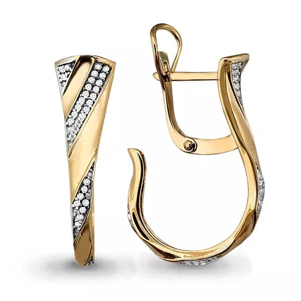 Серьги, артикул LV45156А, золото