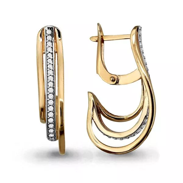 Серьги из золота, артикул LV45152А
