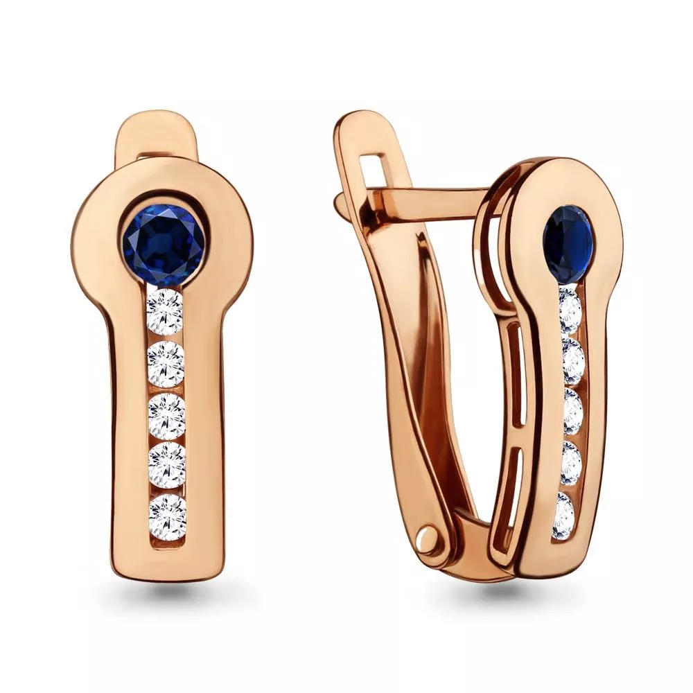 Серьги, золото, артикул LV45096Н