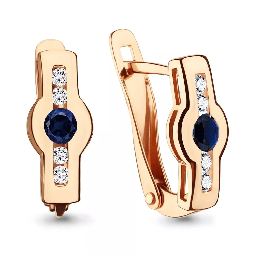 Серьги, артикул LV45095Н, золото