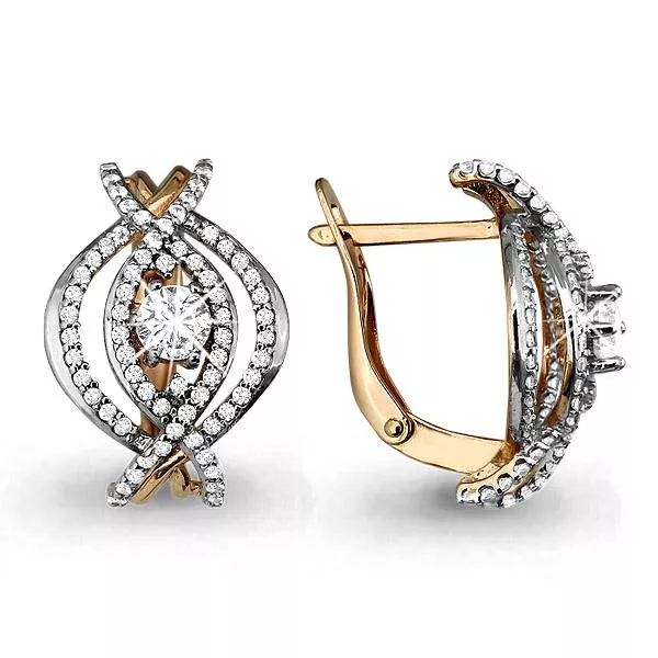 Серьги из золота, артикул LV45066А