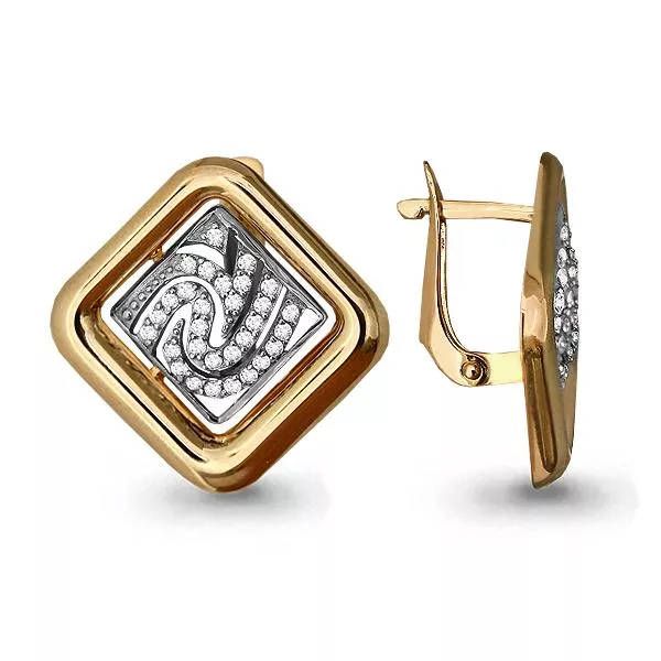 Серьги, артикул LV45062, золото