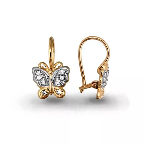 Серьги, артикул LV45050А, золото