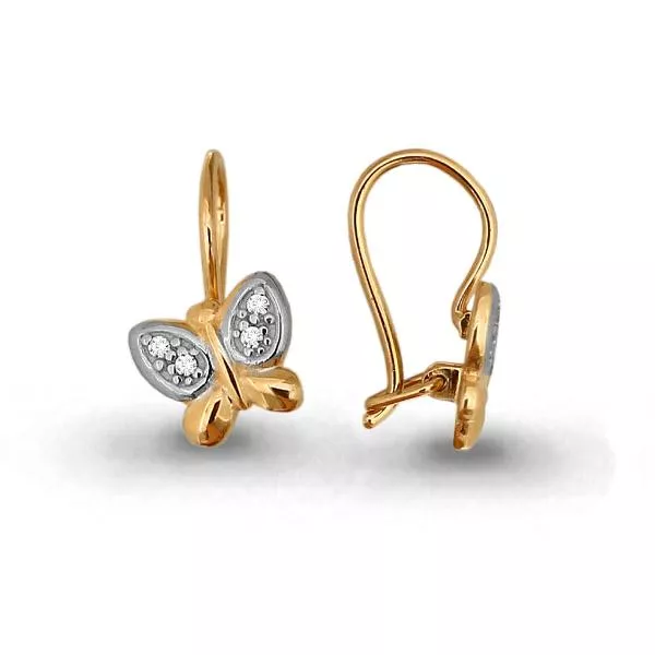 Серьги, золото, артикул LV45049А