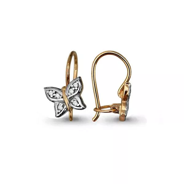 Серьги, артикул LV45047А, золото