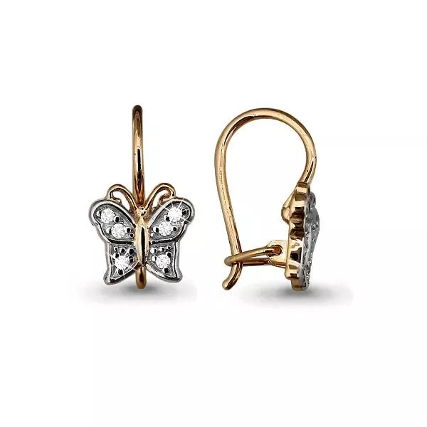 Серьги, золото, артикул LV45046А