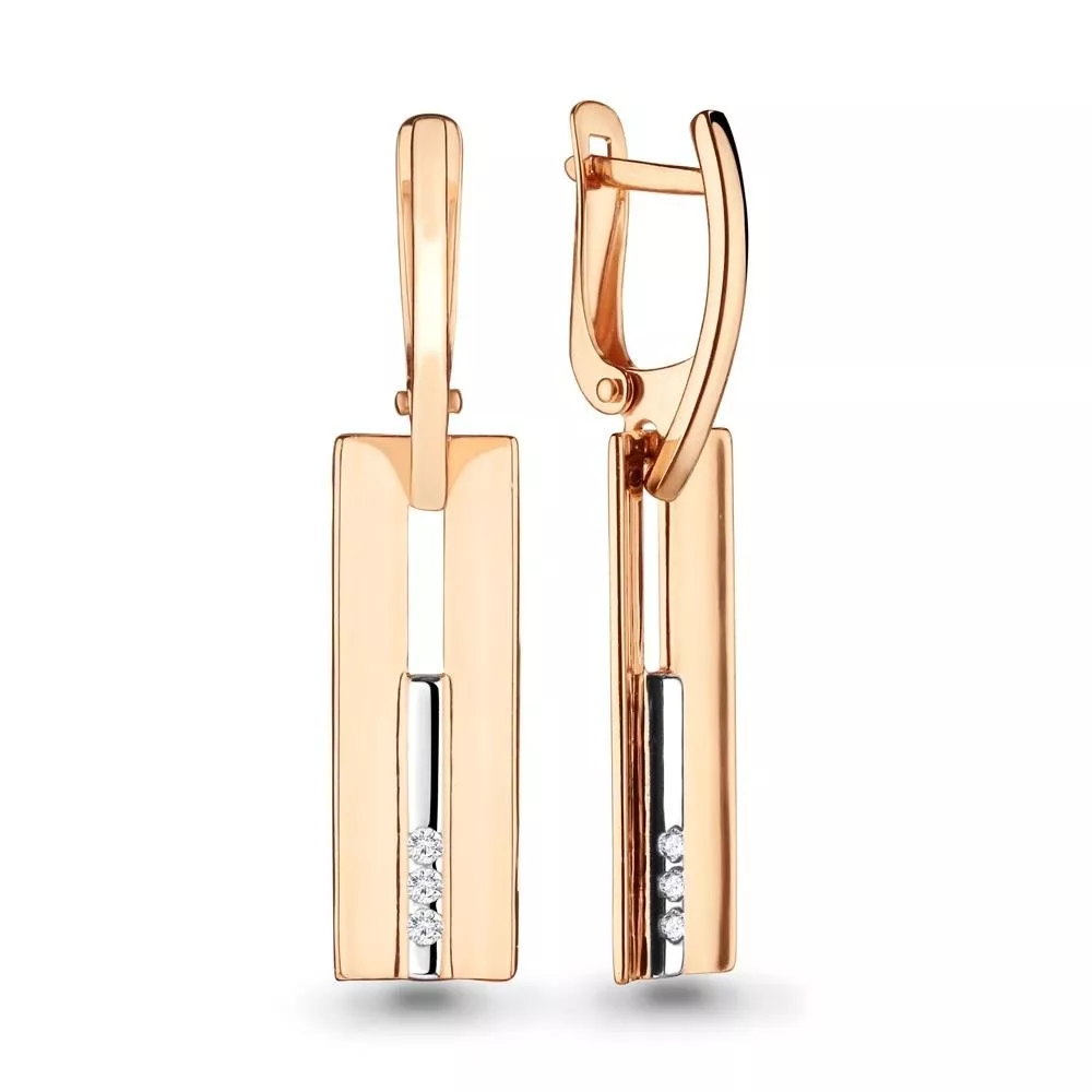 Серьги из золота, артикул LV45024