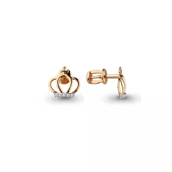 Серьги из золота, артикул LV45016