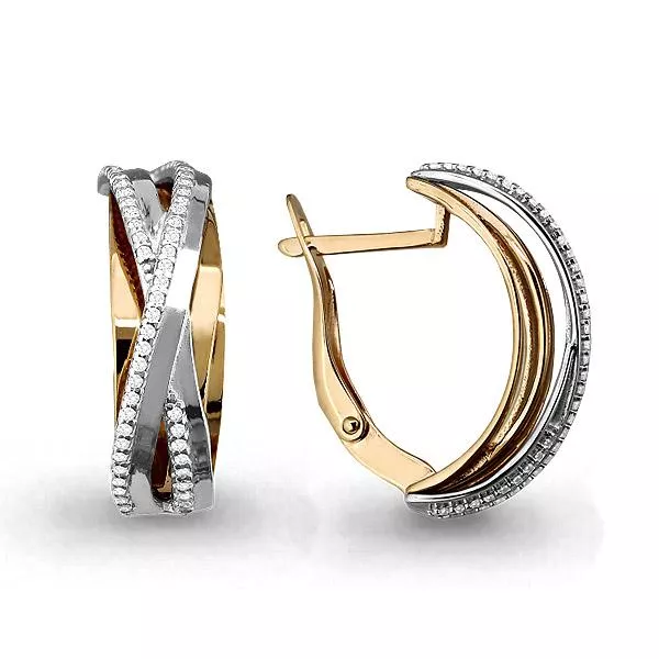 Серьги, золото, артикул LV45007А