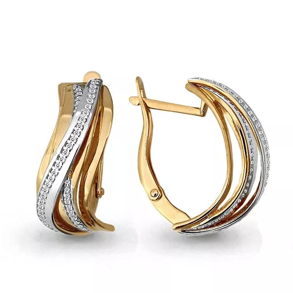 Серьги из золота, артикул LV45006А