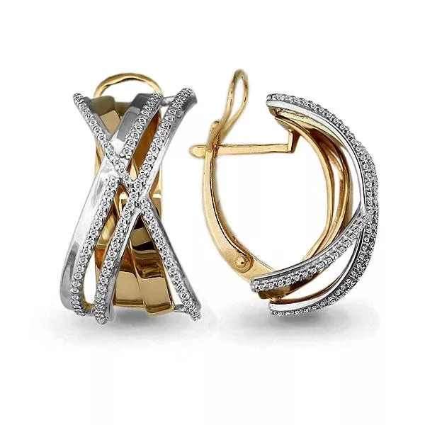 Серьги, артикул LV45005А, золото