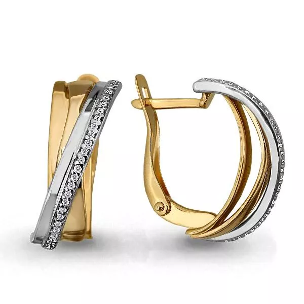 Серьги, золото, артикул LV45004А