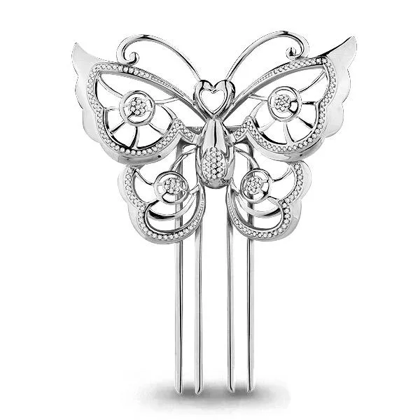 Заколка, артикул LV72699А, серебро